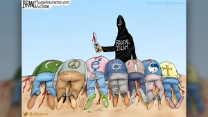 coexist cartoon